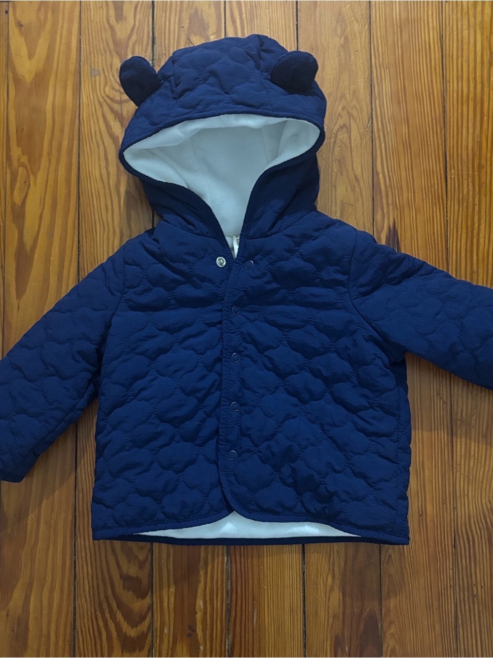 First Impressions White Plush Kids Pajamas - Picture 4 of 7